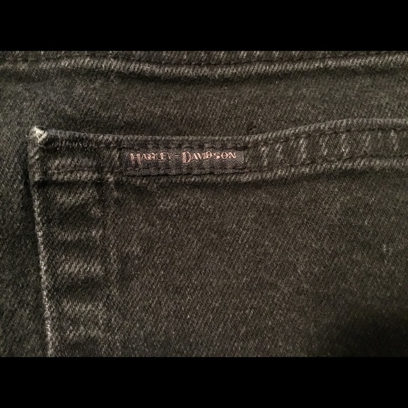 Harley Davidson Black jeans women’s..great condition - Picture 6 of 10